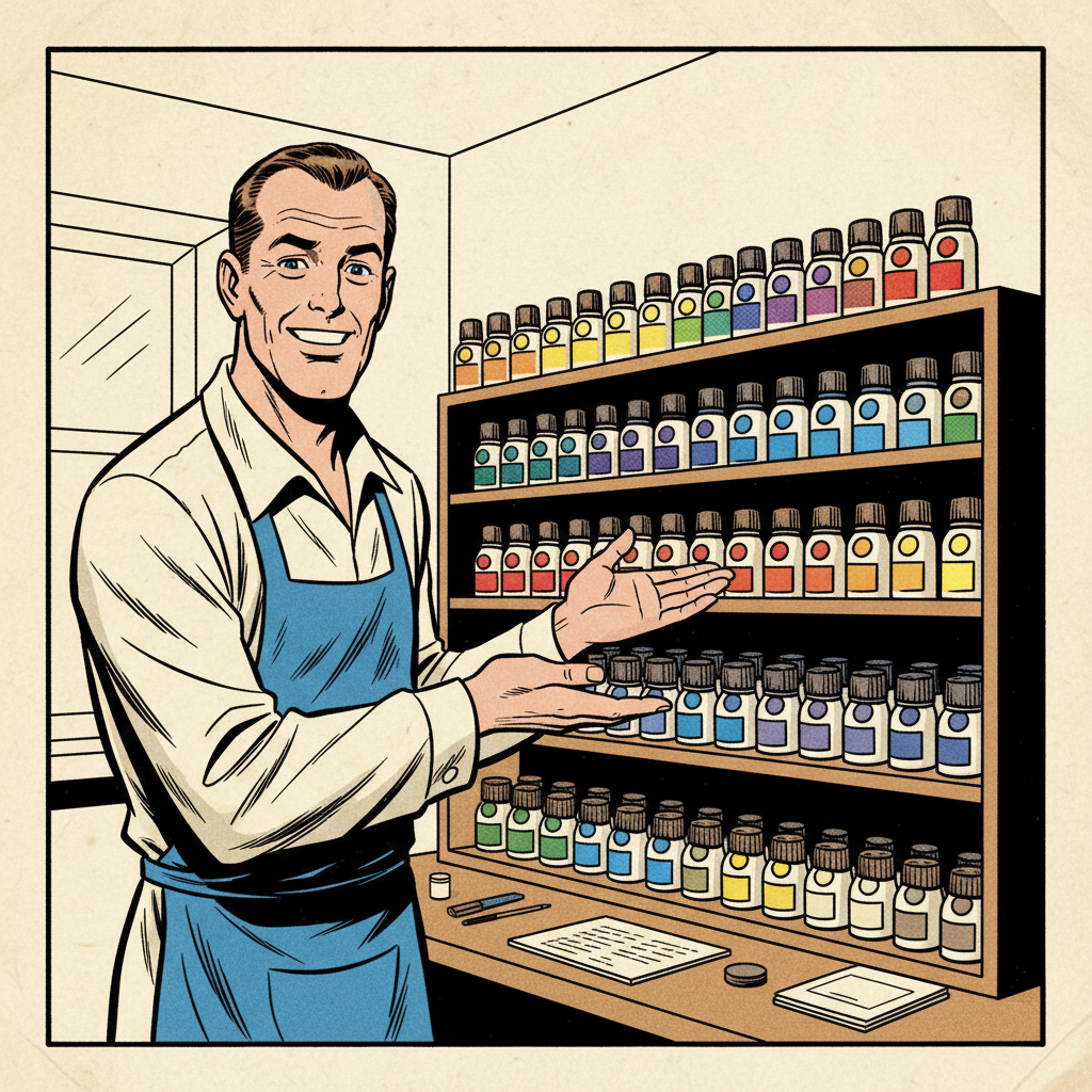 Paint recipes based on your colours